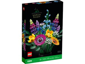 Игры и игрушки: Конструктор LEGO Icons Букет польових квітів 10313