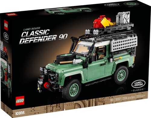 Наборы LEGO: Конструктор LEGO Позашляховик Land Rover Classic Defender 90 10317