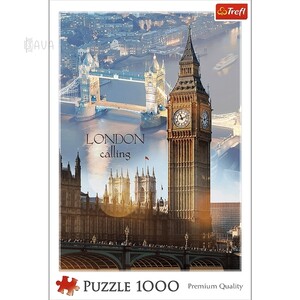 Пазлы и головоломки: Пазл «Лондон на рассвете», 1000 эл., Trefl