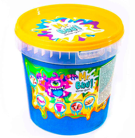 Лепка и пластилин: Лизун-антистресс Mr.Boo Big Boo Glitter в ведре 1000 г