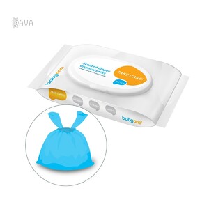 Подгузники и аксессуары: Ароматизированные пакетики для использованных подгузников (100 шт), BabyOno