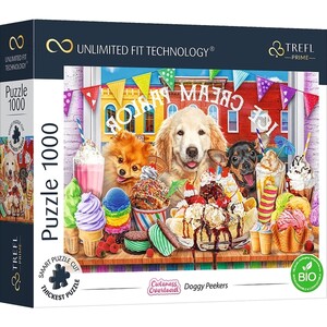 Игры и игрушки: Пазл серии Prime «Сладости и собачки», 1000 эл., Trefl