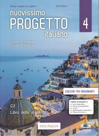 Иностранные языки: Progetto Italiano Nuovissimo 4 (C2) Libro dell’insegnante + CD Audio [Edilingua]