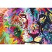 Пазл «Різнобарвний лев», 1000 ел., Trefl дополнительное фото 1.