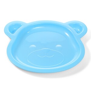 Детская посуда и приборы: Тарелка «Медвежонок» голубая, BabyOno