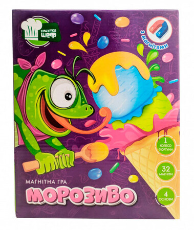 Настільні ігри: Настольная игра Vladi Toys магнитная Мороженое укр
