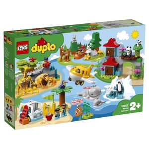 Наборы LEGO: Конструктор LEGO DUPLO Животные мира 10907