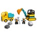 Конструктор LEGO DUPLO Вантажівка та гусеничний екскаватор 10931 дополнительное фото 1.