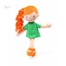 Мягкая текстильная кукла «Анна», 32 см, BabyOno дополнительное фото 2.