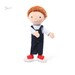 М'яка текстильна лялька-хлопчик «Олівер», 32 см, BabyOno дополнительное фото 1.