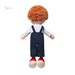 М'яка текстильна лялька-хлопчик «Олівер», 32 см, BabyOno дополнительное фото 4.