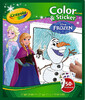 Книга-розмальовка з наклейками Холодне серце (48 сторінок, 75 наклейок), Crayola