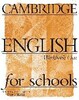 Cambridge English for Schools Level 1 Workbook
