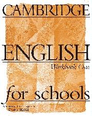 Учебные книги: Cambridge English for Schools Level 1 Workbook