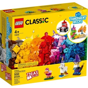 Конструктори: Конструктор LEGO Classic Прозорі кубики для творчості 11013