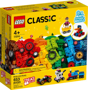 Конструктори: Конструктор LEGO Classic Кубики й колеса 11014