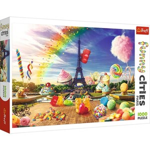 Пазли і головоломки: Пазл «Веселі міста: солодкий Париж», 1000 ел., Trefl
