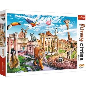 Классические: Пазл «Веселые города: дикий Рим», 1000 эл., Trefl