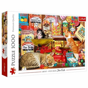 Ігри та іграшки: Пазл «Котячі солодощі», 1000 ел., Trefl