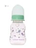 Бутылочка для кормления с талией и силиконовой соской, Baby team (мятный, 125 мл)