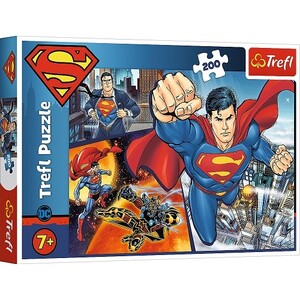 Пазли і головоломки: Пазл «Супермен герой», 200 ел., Trefl