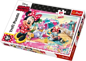 Игры и игрушки: Пазл серии Maxi «Дисней Микки Маус: каникулы Минни», 24 эл., Trefl