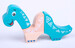 Дерев'яна іграшка-конструктор Wumba Динозаври 5 фігурок дополнительное фото 6.