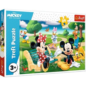 Пазли і головоломки: Пазл серії Maxi «Дісней: Міккі Маус з друзями», 24 ел., Trefl