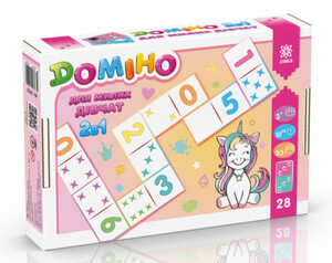 Ігри та іграшки: Гра Зірка Zirka Доміно для милих дівчаток 2 в 1