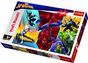 Игры и игрушки: Пазл «Марвел: Человек-паук и другие герои», 100 эл., Trefl