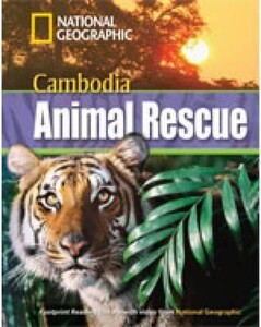 Книги для дорослих: Footprint Reading Library 1300: Cambodia Animal Rescue [Book with Multi-ROM(x1)]