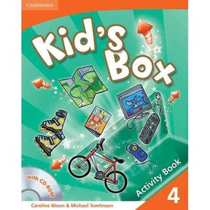 Книги для дітей: Kid's Box Level 4 Activity Book with CD-ROM