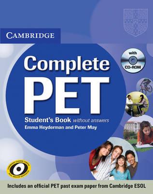 Іноземні мови: Complete PET Student`s Book without answers with CD-ROM (9780521746489)