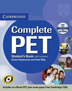 Иностранные языки: Complete PET Student`s Book with answers with CD-ROM (9780521741361)