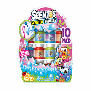 Ігри та іграшки: Набір ароматних мильних бульбашок - «Весела прогулянка», Scentos