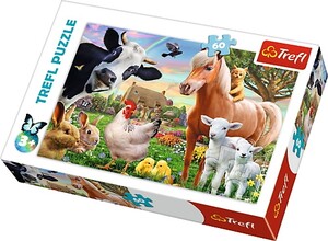 Ігри та іграшки: Пазл «Тварини на фермі», 60 ел., Trefl