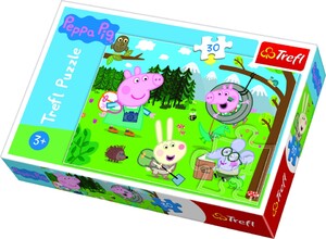 Ігри та іграшки: Пазл «Свинка Пеппа: похід в ліс», 30 ел., Trefl