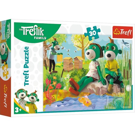 Классические: Пазл «Семья Трефликов: у реки», 30 эл., Trefl