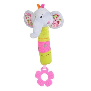 Мягкая игрушка с пищалкой «Находчивый слоник», 24 см, BabyOno