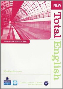 Книги для дорослих: New Total English Pre-Intermediate Level Workbook+key+Audio CD Pack