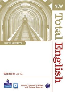 Книги для взрослых: New Total English Intermediate Level Workbook+key+Audio CD Pack