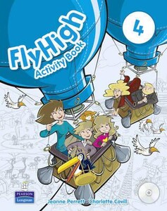 Книги для детей: Fly High Level 4 Activity Book +CDRom Pk