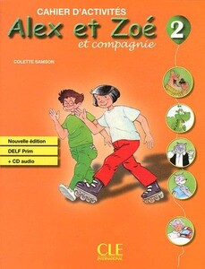 Книги для взрослых: Alex et Zoe 2 exercices+CD Delf Prim