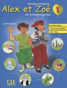 Книги для дорослих: Alex et Zoe 1 eleve+livret+CD-ROM (9782090383300)