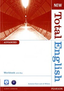 Книги для дорослих: New Total English Advanced Level Workbook+key+Audio CD Pack