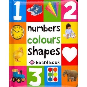 Numbers, colours, shapes
