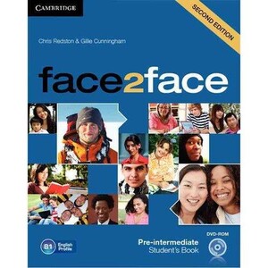 Книги для взрослых: face2face Second edition Pre-intermediate Student`s Book with DVD-ROM (9781107422070)