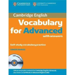 Книги для взрослых: Cambridge Vocabulary for Advanced Book with answers and Audio CD (9780521182201)