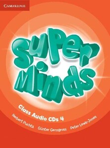 Книги для дітей: Super Minds Level 4 Class Audio CDs (4)