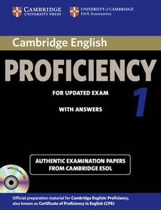 Книги для взрослых: Cambridge English Proficiency 1 for Updated Exam Self-study Pack (Student`s Book with answers and Au